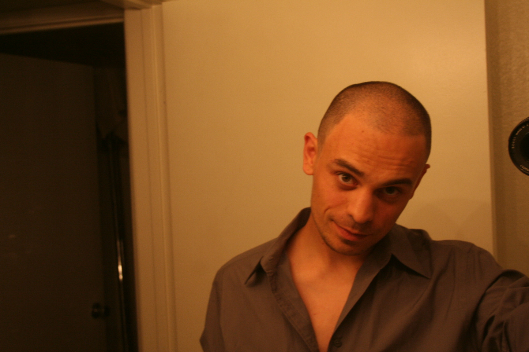 buzz cut with 1 guard