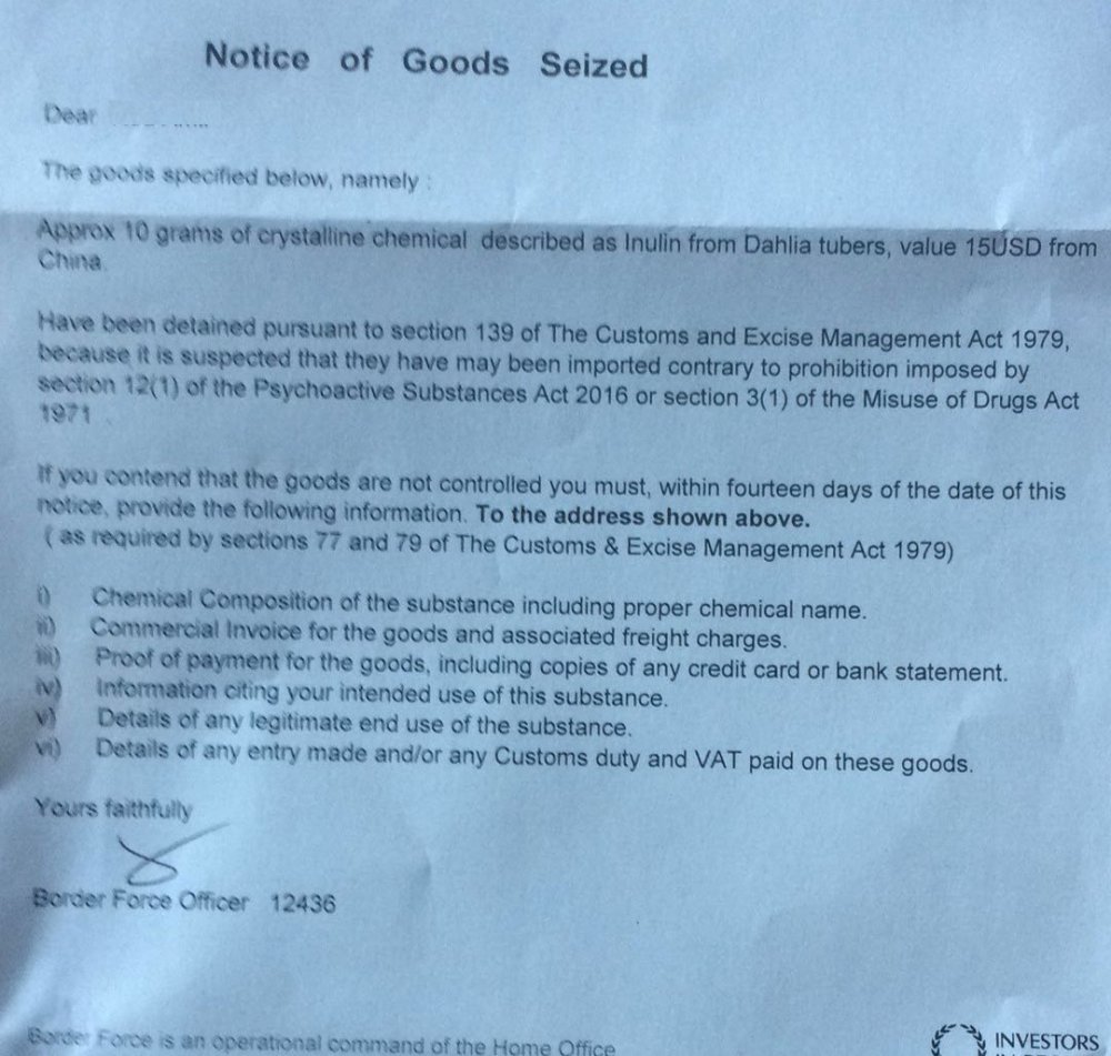 Ordered Ru58841 On Alibaba From China To The Uk And It Got Seized Not Sure What To Do Hairlosstalk Forums