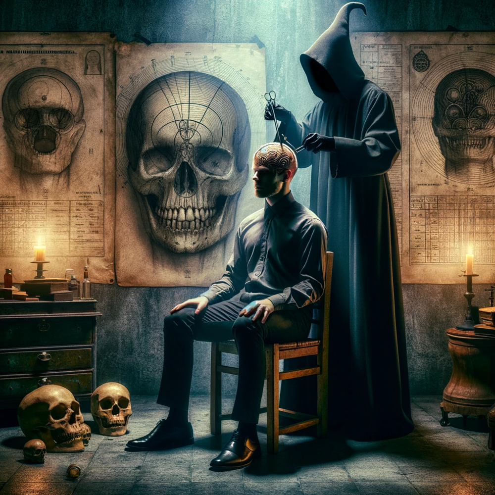 DALL·E 2024-02-02 00.15.22 - A more ghoulish and eerie depiction of a man receiving a hair los...png